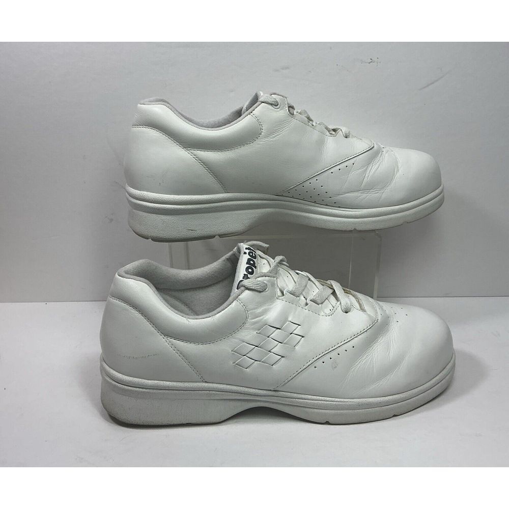 Propet Vista Walker Womens Shoes Sz 11 White‎ Leather Walking Comfort Sneakers